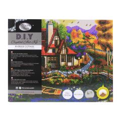 **-Craft Buddy Crystal Art Kit Riverside Cottage 40x50cm-** ##-Craft Buddy 020951-RIVERSIDE-##