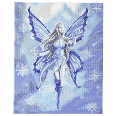 **-Craft Buddy Crystal Art Kit Snow Fairy 40x50cm-** ##-Craft Buddy 020951-SNOW-FAIRY-##