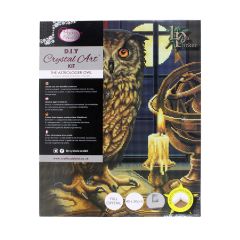 **-Craft Buddy Crystal Art Kit The Astrologer Owl 40x50cm-** ##-Craft Buddy 020951-THE-ASTROLOGER-OWL-##
