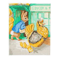 **-Craft Buddy Peter Rabbit Crystal Art Canvas Kit Ginger & Pickles Store 40x50cm-** ##-Craft Buddy 020972-GINGER-PICKLES-##