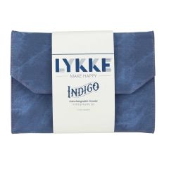 **-Lykke Interchangeable Knitting Needle Set 5in 12 Pairs-** Indigo ##-Lykke 031545-##