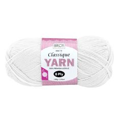 **-Birch Classique Knitting Yarn 100% Premium Acrylic 100g Ball 8ply 10pk-** ##-Birch Creative 036112-##