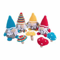 **-The Knitty Critters Collection Crochet Kit-** The Gnome Gang ##-Knitty Critters 036145-KC740-##