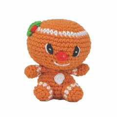 **-Knitty Critter Crochet Kit-** Gingerbread Man ##-Knitty Critters 036147-KC928-##