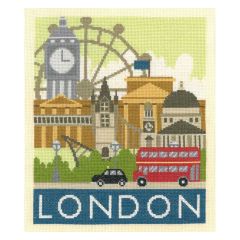 **-My Cross Stitchcityscapes-** London 8.5x10in 14 Count ##-My Cross Stitch 057130-LONDON-##