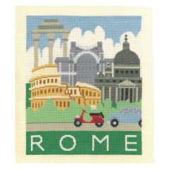 **-My Cross Stitchcityscapes-** Rome 8.5x10in 14 Count ##-My Cross Stitch 057130-ROME-##
