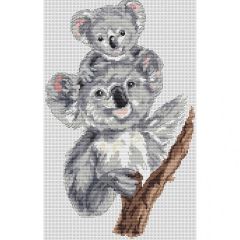 **-My Cross Stitchanimal Magic-** Koala 19.5x19.5cm 14 Count ##-My Cross Stitch 057131-KOALA-##
