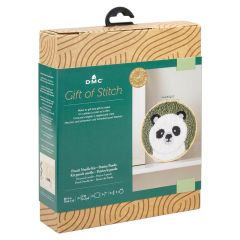**-Dmc Gift Of Stitch-** Patrice Panda Punch Needle Kit 15.7cmx15.7cm ##-Dmc 119212-PN006K-##