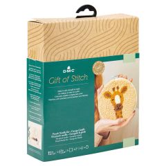 **-Dmc Gift Of Stitch-** George Giraffe Punch Needle Kit 15.7x15.7cm ##-Dmc 119212-PN010K-##