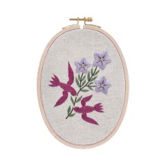 **-Dmc Designer Embroidery Kit-** Yumiko Campanula 11x14.5cm ##-Dmc 119221-TB189-78-##