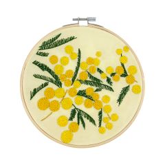 **-Dmc Designer Embroidery Kit-** Marie Mimosas 14x14cm ##-Dmc 119224-TB199-##