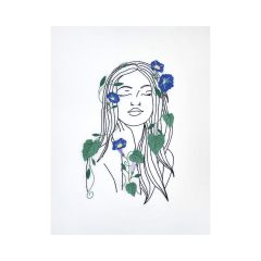 **-Dmc Designer Embroidery Kit-** Joanna Portrait With Bellbind 18x28cm ##-Dmc 119226-TB201-##