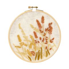 **-Dmc Eco Vita Embroidery Kit-** Wheat 13.5x13.6cm ##-Dmc 119234-TB227-##