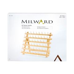**-Milward Spool Rack 60 Pegs Pine Wood 13 X 39.8 X 29cm-** ##-Milwards 2511419-##
