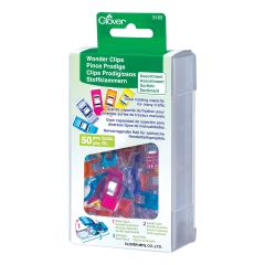 **-Clover Wonder Clip Asst Col 50 Pcs 3183-** ##-Clover 303183-##