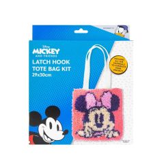 **-Disney Latch Hook Tote Kit 29x30cm-** Minnie ##-Disney 483004-01-##
