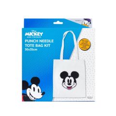 **-Disney Punch Needle Tote 30x35cm-** Mickey ##-Disney 483010-01-##