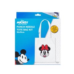 **-Disney Punch Needle Tote 30x35cm-** Minnie ##-Disney 483010-02-##