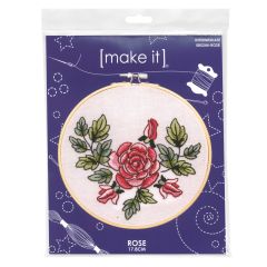 **-Make It Embroidery-** Rose 17.8cm ##-Make It 585244-ROSE-##