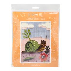 **-Make It Longstitch-** Snail 13x18cm ##-Make It 585313-SNAIL-##