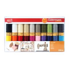 **-Gutermann Cotton 100mt Thread Set 20 Reels-** ##-Gutermann 734520-1-##