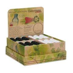 **-Gutermann Sew-** All 100mt Storage & Display Box Rpet 24 Reels - Black & White ##-Gutermann 799746-##