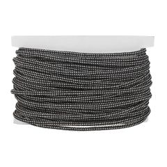 **-Cord Trim Faux Rhinestone 6.4mmx22.8m-** Silver/Black ##-Birch Creative 993232-##
