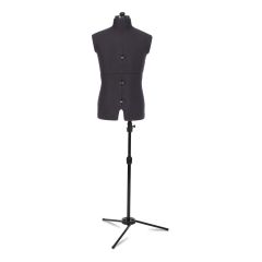 **-Adjustable Trouser / Tailors Dummy-** Male Dress Form in Charcoal Grey, with Metal Stand. Chest Size 94-114 cm - Pin, Measure, Fit and Display your Clothes on this Dressmakers Dummy ##-Adjustoform FG150-##