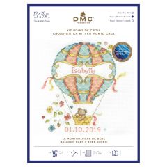 **-Dmc Baby Cross Stitch Kit-** Hot Air Balloon 19x20cm ##-Dmc BK1878-##