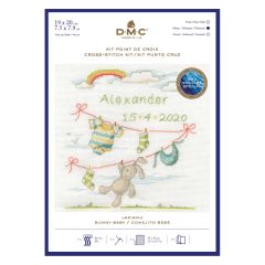 **-Dmc Baby Cross Stitch Kit-** Bunny Rabbit 20x20cm ##-Dmc BK1880-##