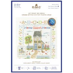 **-Dmc Cross Stitch Kit-** Home Sweet Home 14ct 21x28cm ##-Dmc BK1920-##
