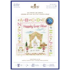 **-Dmc Cross Stitch Kit-** Happily Ever After 14ct 21x28cm ##-Dmc BK1922-##