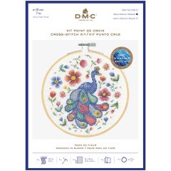 **-Dmc Cross Stitch Kit-** Peacocks In Bloom 14ct 18cm ##-Dmc BK1930-##