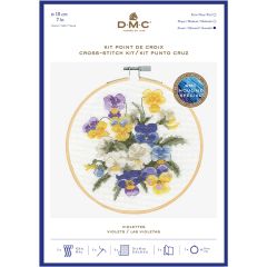 **-Dmc Cross Stitch Kit-** Violet 14ct 18cm ##-Dmc BK1937-##