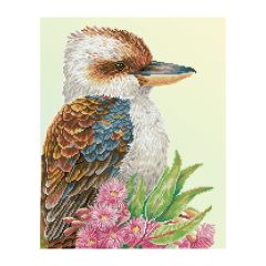 **-Diamond Dotz Crystal Art Kit-** Kookaburra And Gum Blossom (Carlie Edwards), 51 x 41cm ##-Diamond Dotz DD10-056-##