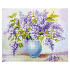 **-Diamond Dotz Crystal Art Kit-** Lilac Perfume, 42 x 52cm ##-Diamond Dotz DD10-069-##