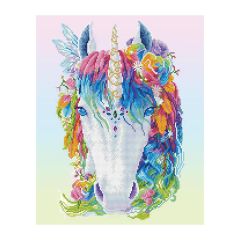 **-Diamond Dotz Crystal Art Kit-** Mystic Unicorn, 51 x 41cm ##-Diamond Dotz DD11-004-##
