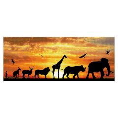 **-Diamond Dotz Crystal Art Kit-** African Sky, 72 x 22.5cm ##-Diamond Dotz DD9-055-##