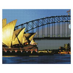 **-Diamond Dotz Crystal Art Kit-** Sydney By Night, 40.64 x 50.8cm ##-Diamond Dotz DD9-077-##