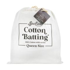 **-Sew Easy Batting 100% Cotton Bleached 140gsm With Scrim Queen 213 X 254cm-** ##-Sew Easy EB07-Q-##