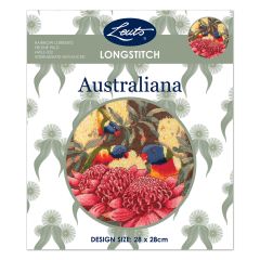 **-Helene Wild Longstitch Kit-** Rainbow Lorikeets 28cm Rnd ##-Leuts HWLS-002-##