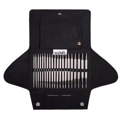 **-Addi Set-** Knitting Needle Assorted Pouch Addiclick Basic 10 Tips 3 Cord 1 Connect ##-Addi MAA650-SET-##