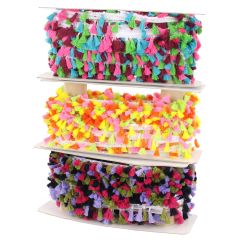 **-Tassels Trimming Multicolor 25mt-** ##-Stephanoise S01022-##