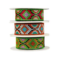 **-Jacquard Galon Iron-** On Inca Design 35mmx5.5m ##-Stephanoise S04667-##