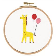 **-Which One? Giraffe Printed Emb Kit 18.5cm-** ##-Dmc TB126-##