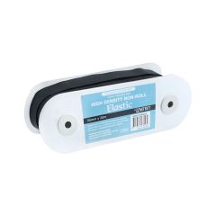 **-Uni Trim Elastic High-** Density Non - Roll 25mmx20m Black (Hemline Label) ##-Unitrim U4361-25-##